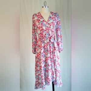 Floral Wrap Dress